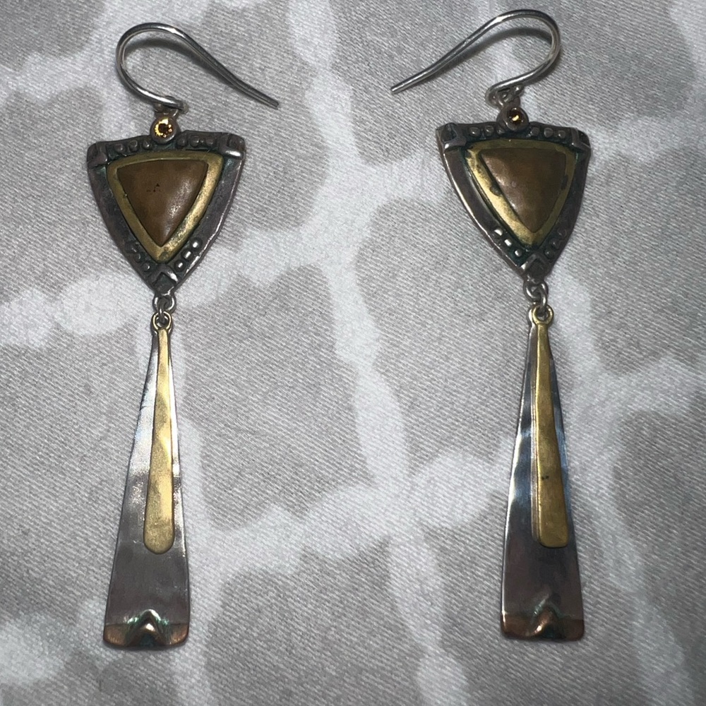 Silpada earrings. Unique